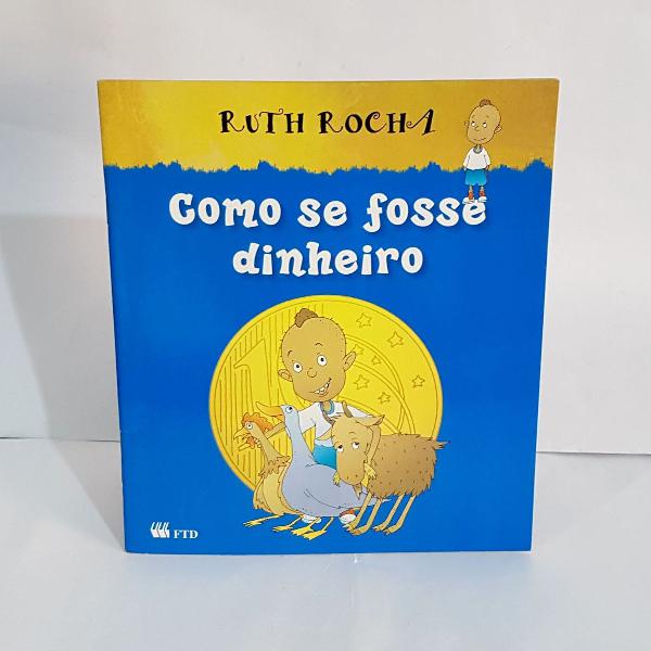 livro infantil como se fosse dinheiro