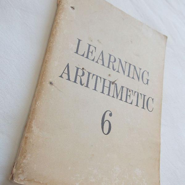 livro learning arithmetic 6 n. j. lennes don rogers