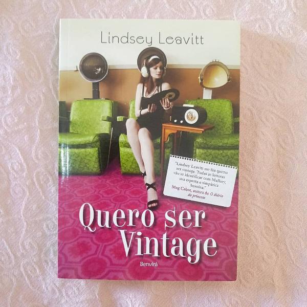 livro quero ser vintage