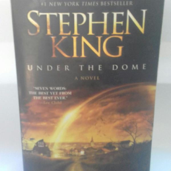 livro under the dome a novel stephen king obra em inglês