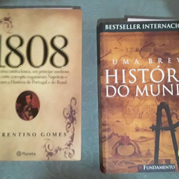 livros 1808 e uma breve história do mundo