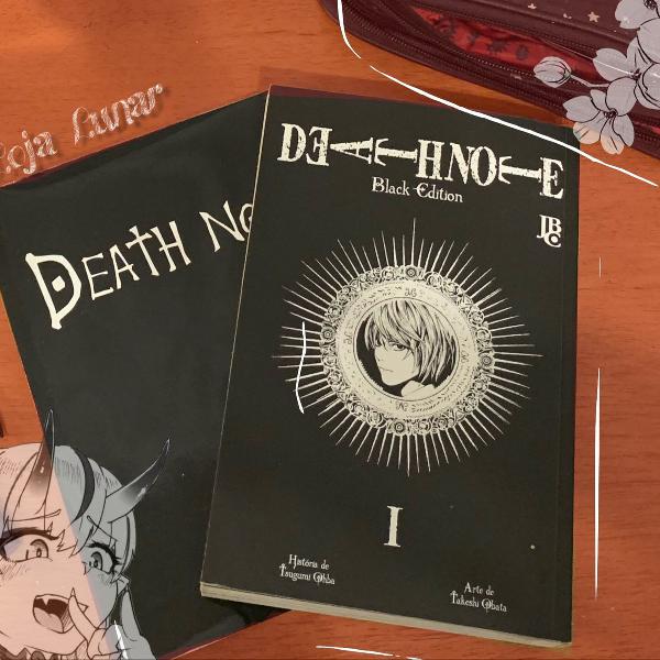 manga black edition death note 1+bônus death note