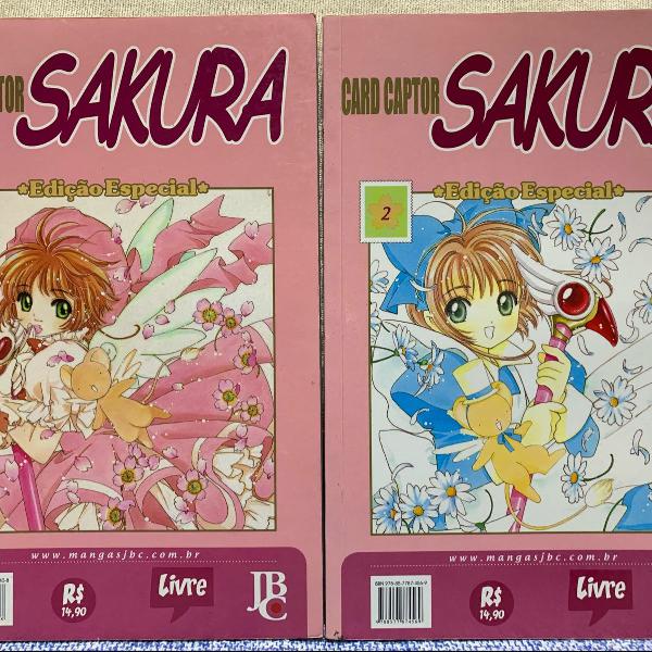 mangás sakura card captors (edição especial) - volumes