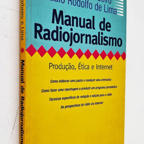 manual de radiojornalismo - 3ª tiragem - heródoto barbeiro
