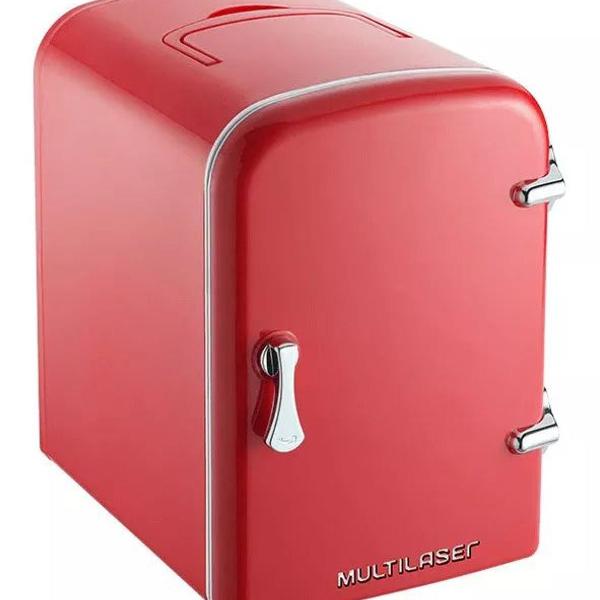mini geladeira retrô portátil -4 litros - bivolt