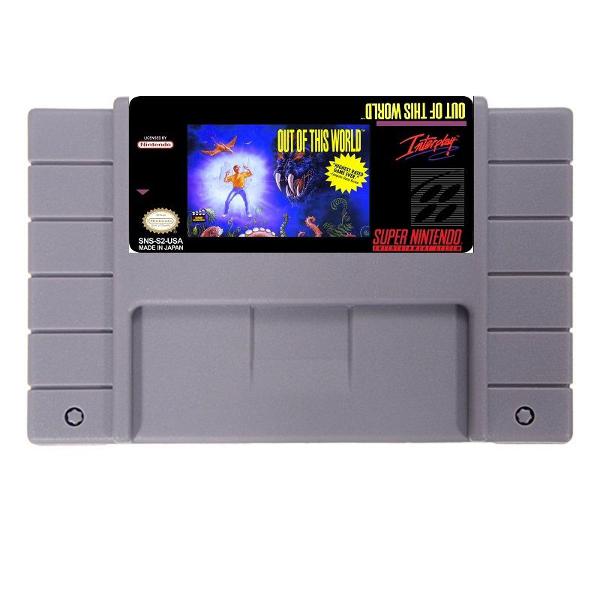 out of this world another americano super nintendo snes novo