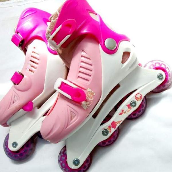 patins rosa