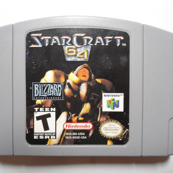 starcraft 64 star craft nintendo 64 n64 novo + garantia