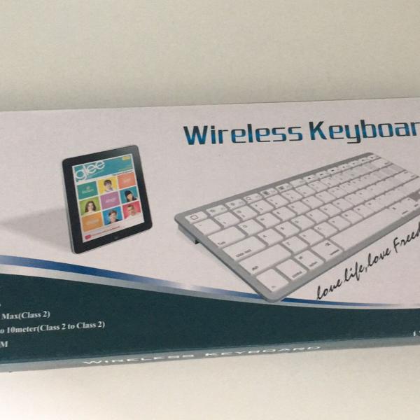 teclado wireless branco