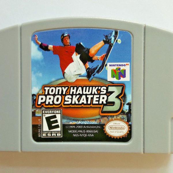 tony hawk's pro skater 3 americano biohazard nintendo 64 n64