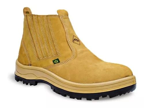 Bota Botina Masculina Flex Fort - Couro