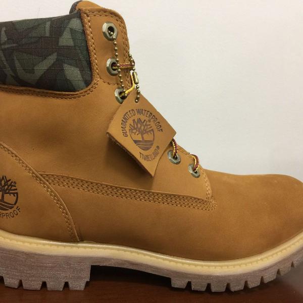 Bota Timberland Yellow Boot Icon M Orig Beg-palha Camufla