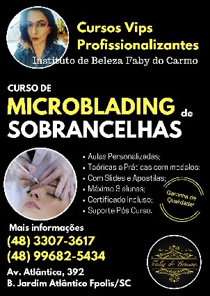 Curso de microblading de sobrancelhas profissional