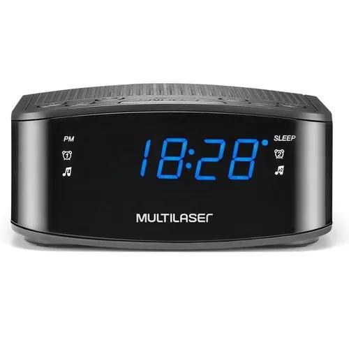 Radio Relógio E Despertador Digital Multilaser - Sp288