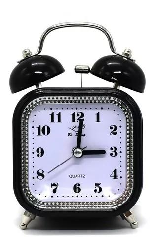 Relógio E Despertador Vintage Quadradorelógio De Mesa
