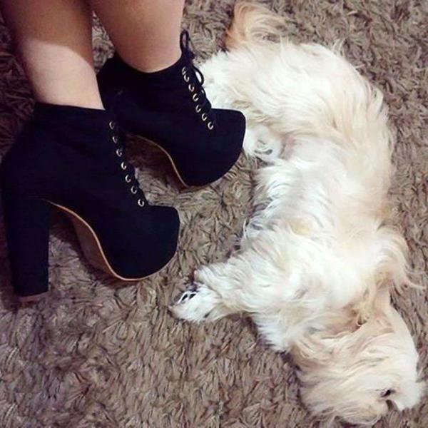 ankle boot, botinha preta