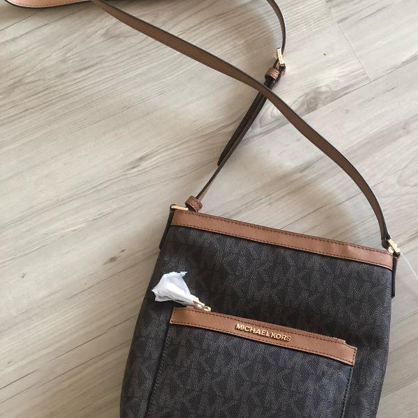 bolsa michael kors original transversal nova