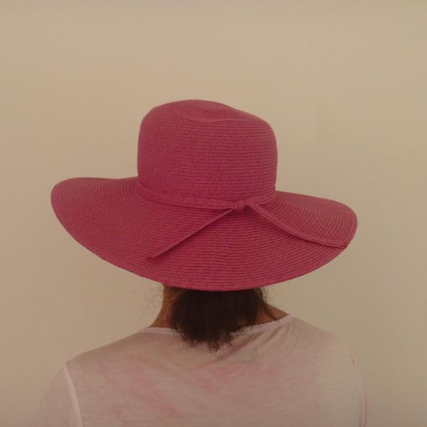 chapéu palha pink