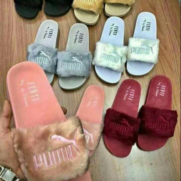 chinelo de pelinho