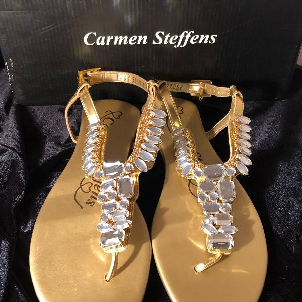 rasteirinha com pedrarias carmen steffens