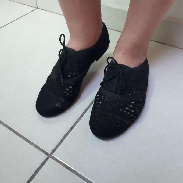 sapato oxford preto