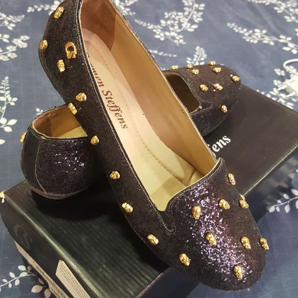 slipper carmen steffens caveirinhas
