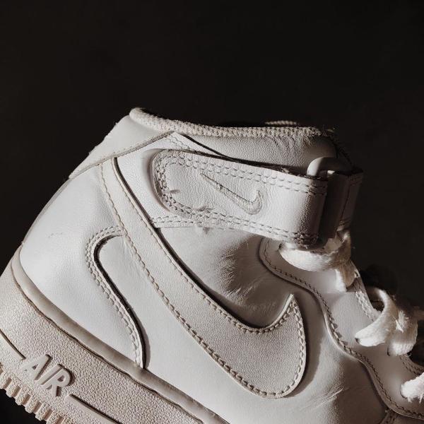 Tênis Nike Air Force Branco Preto Envio Imediato