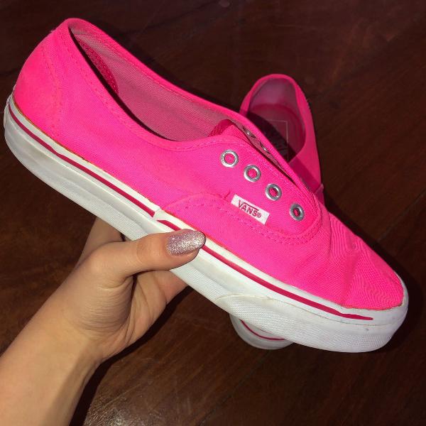 vans rosa neon