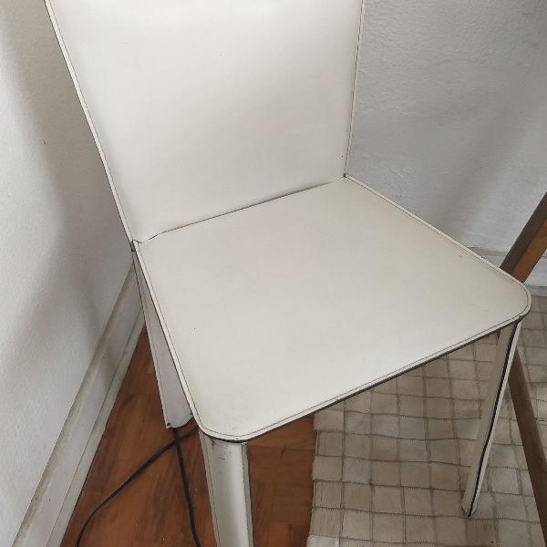6 cadeiras couro tokstok