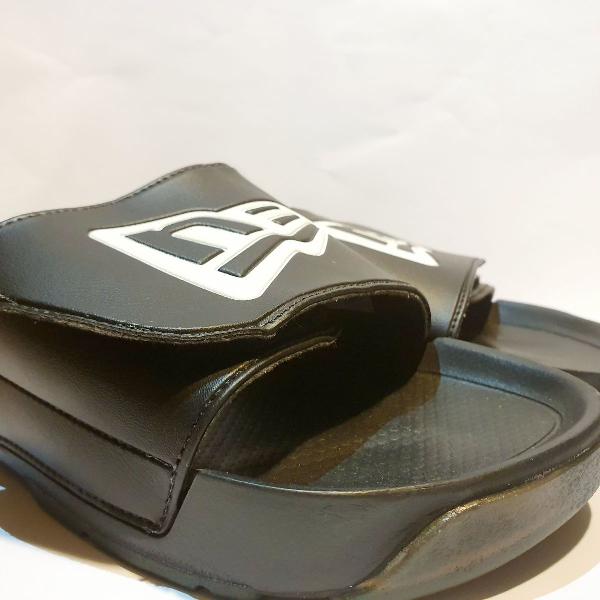 chinelo new era masculino original cinza/preto