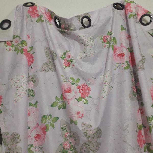 cortina estampada