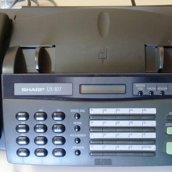 fax sharp ux-107 - decoração ou peças
