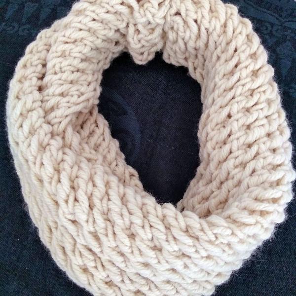 gola feminina tricô cachecol de lã acessório inverno