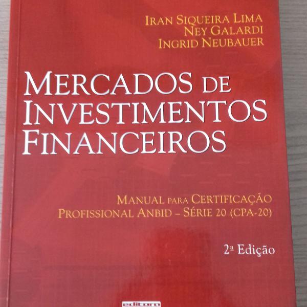 livro mercados de investimentos financeiros