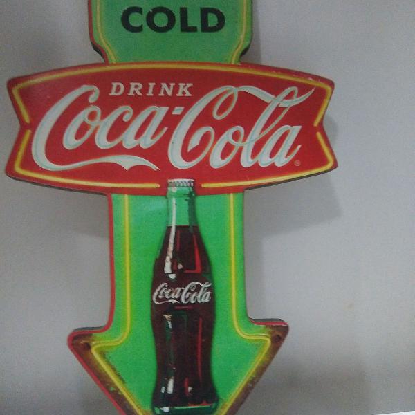 placa old school Coca-Cola