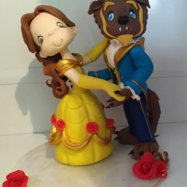 topo bolo bela e a fera