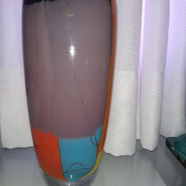 vaso de cristal ca'doro colorido
