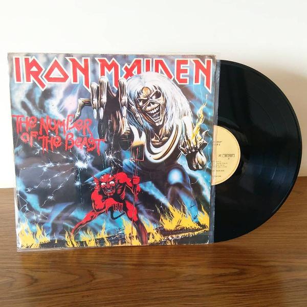 vinil lp iron maiden - the number of the beast
