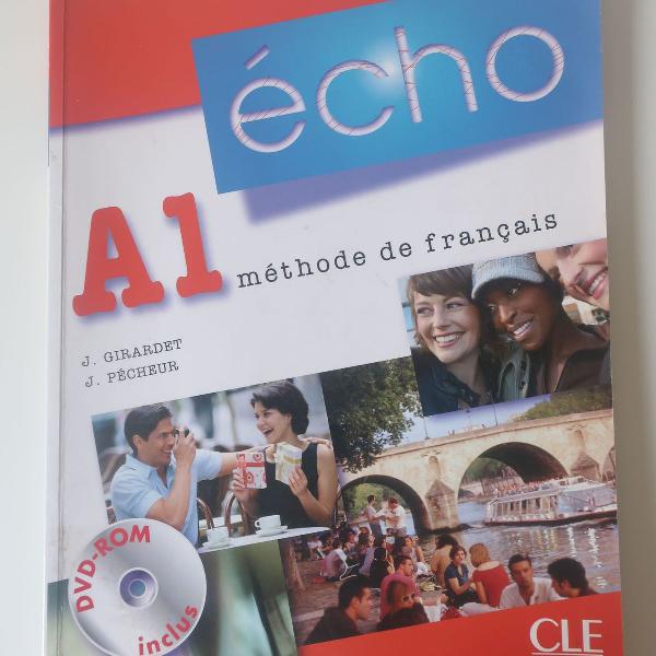 2 livros de francês a1 écho (explicação + exercícios) +