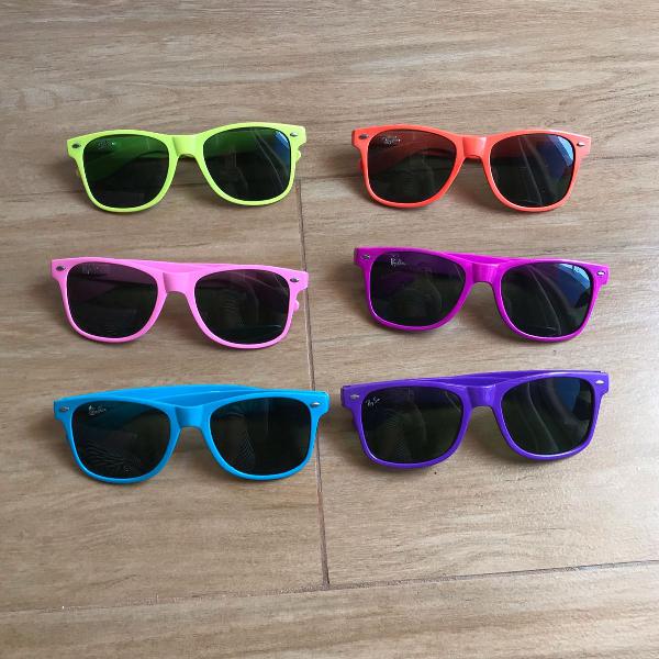 6 óculos ray ban