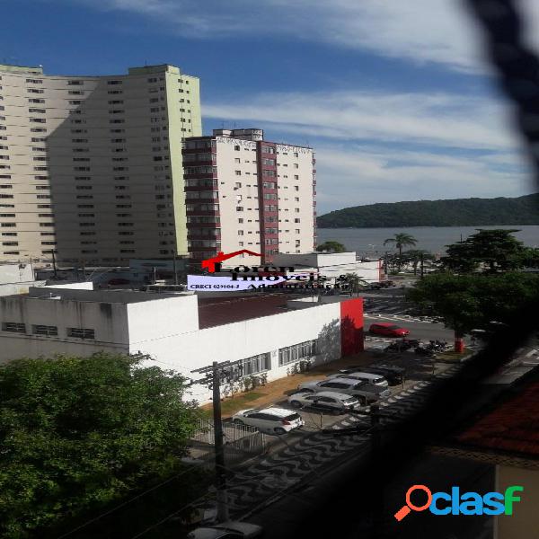 Apartamento 1 dormitório de Frente com Vista para o Mar!