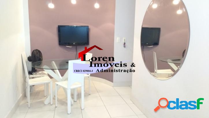 Apartamento de 1 dormitório esquina com a praia do Itarare!