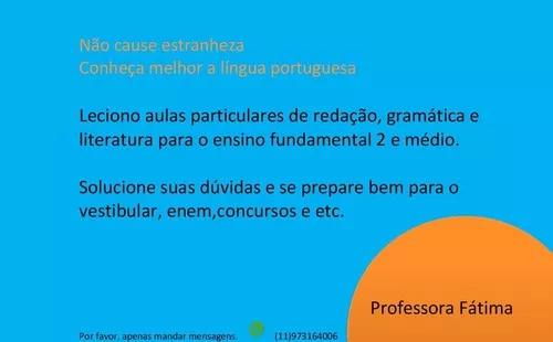 Aulas De Língua Portuguesa / Aulas De Português