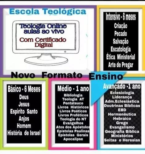 Aulas Particulares E Grupo De Teologia (On-line)