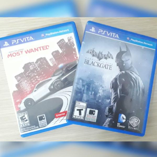 Jogos PS Vita Need for Speed + Batman Arknam.
