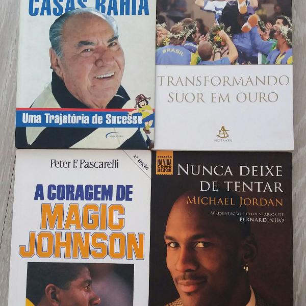 Kit 4 Livros Biografia