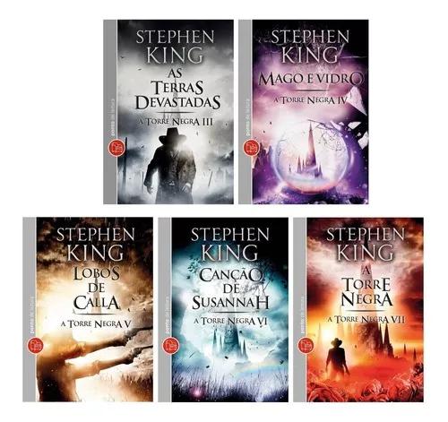 Kit Livro Stephen King A Torre Negra - Volumes 3, 4, 5, 6, 7