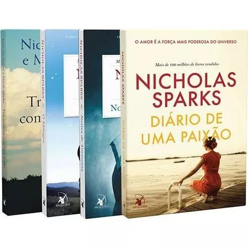 Livro - Coleção Nicholas Sparks (4 Livros) Lacrado