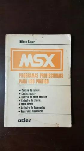 Livro Msx Programas Profissionais Para Uso Pratico