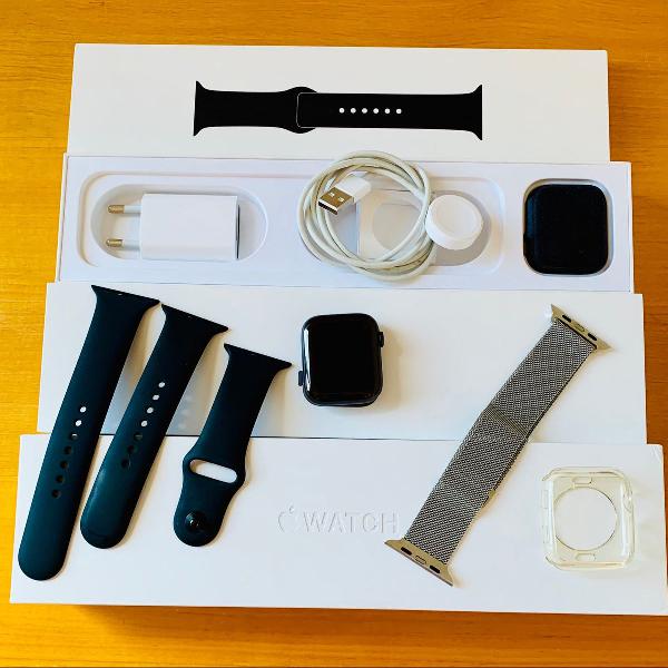 apple watch série 4 44mm preto